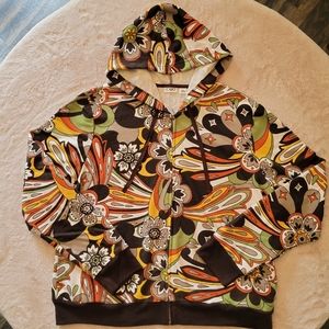 Cato Retro Print Hoodie